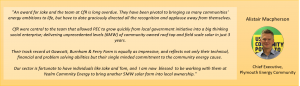 testimonal form alistair macpherson, plymouth energy community