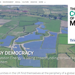 Burnham and Weston Energy CIC Mentioned in The Colour of Money